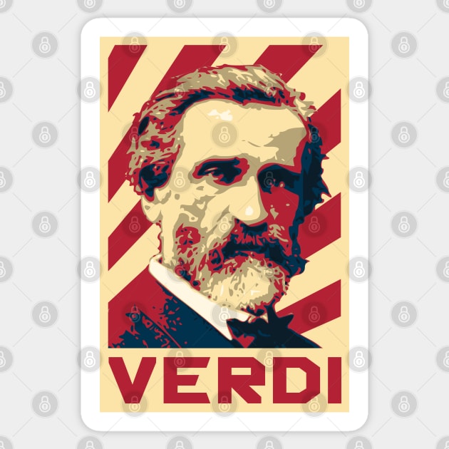 Giuseppe Verdi Propaganda Sticker by Nerd_art